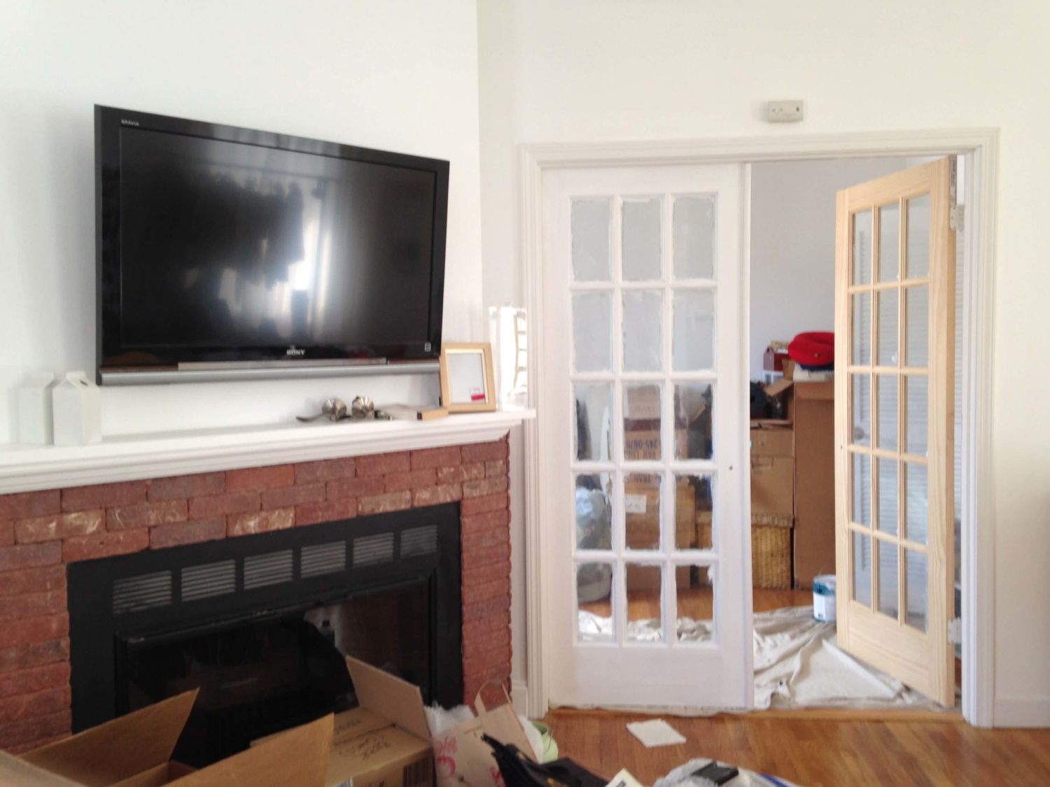 French door installation