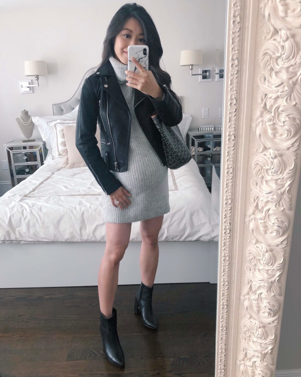 topshop petite faux leather moto jacket nordstrom sale