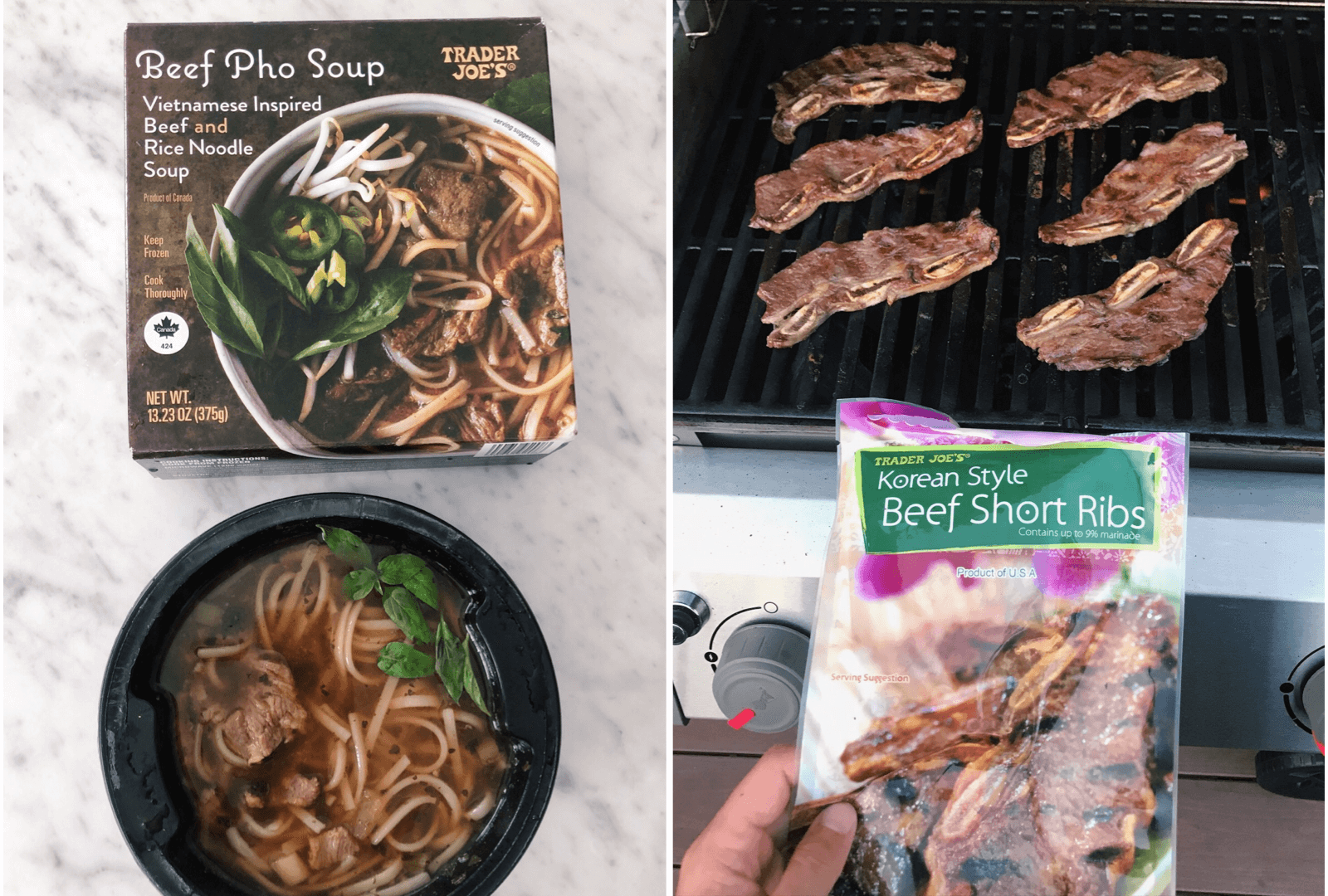 trader joes pho korean bbq beef short ribs