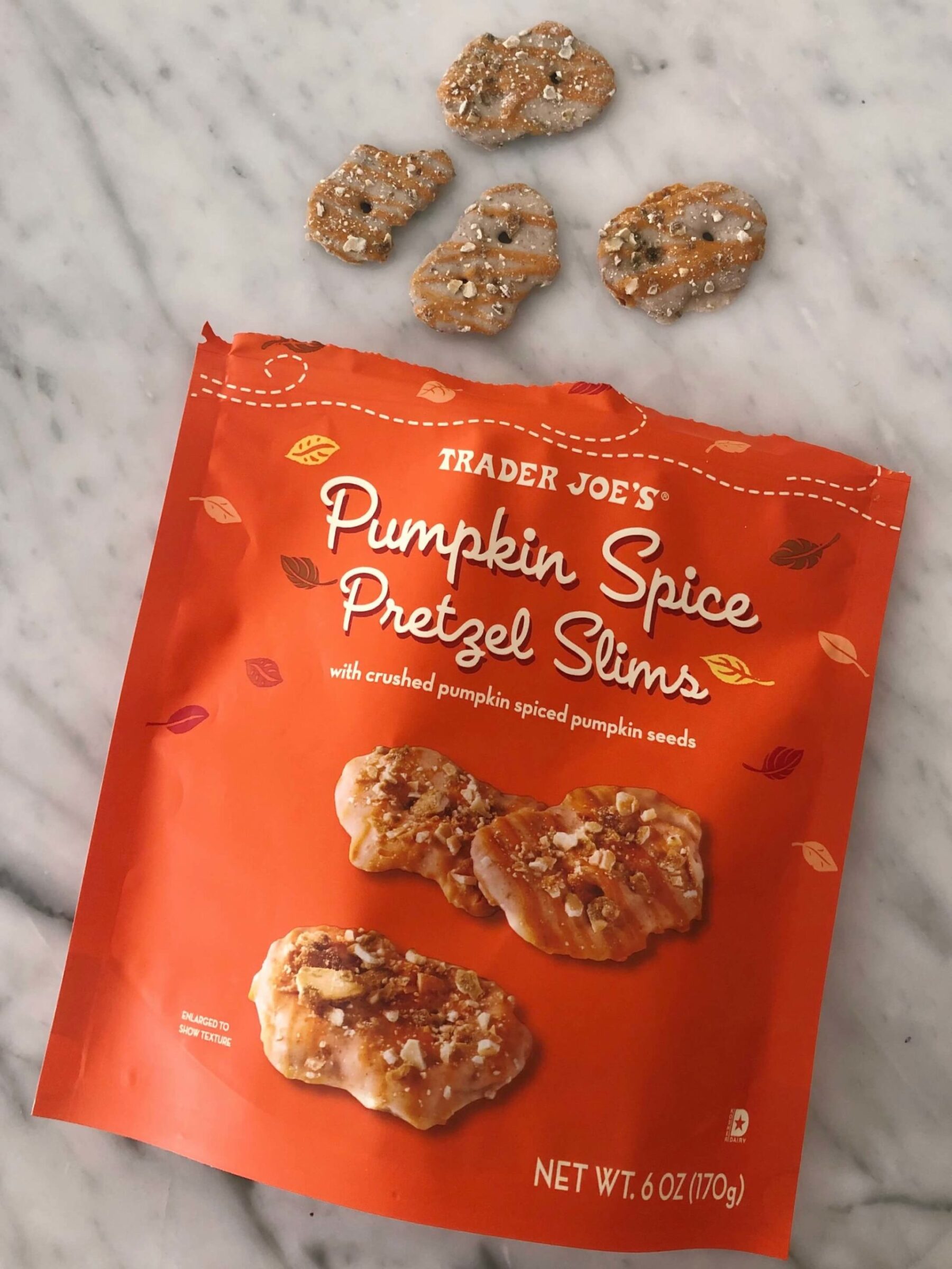 TJ's pumpkin spice pretzel slims review