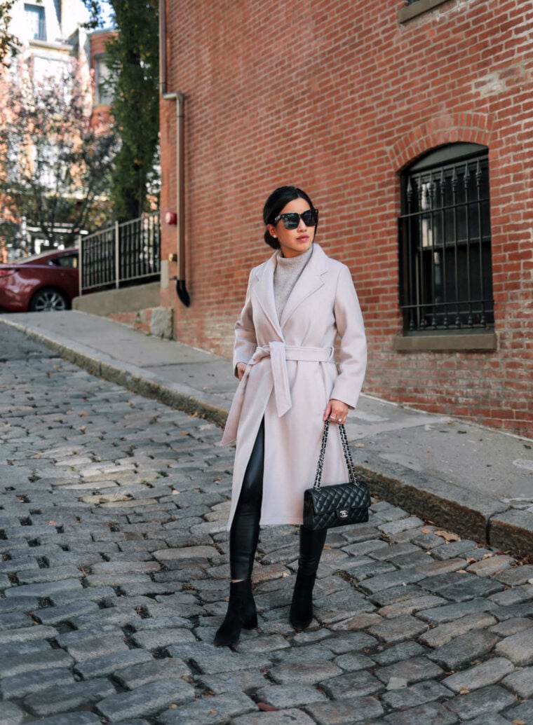 Old Navy petite womens belted coat