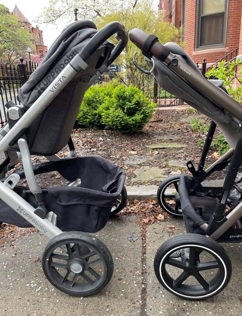 cybex gazelle s uppababy vista stroller review comparison