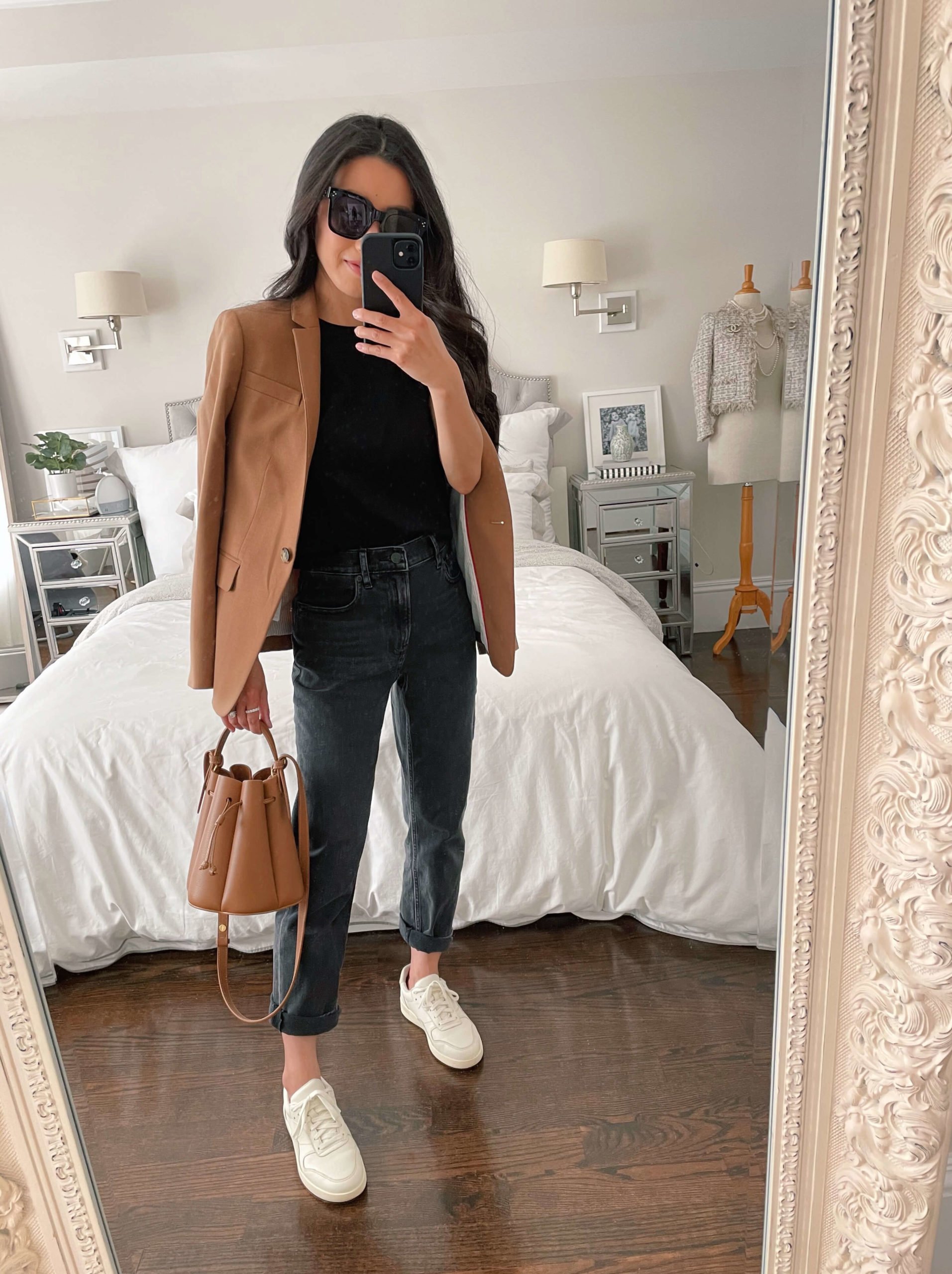 straight leg jeans business casual style