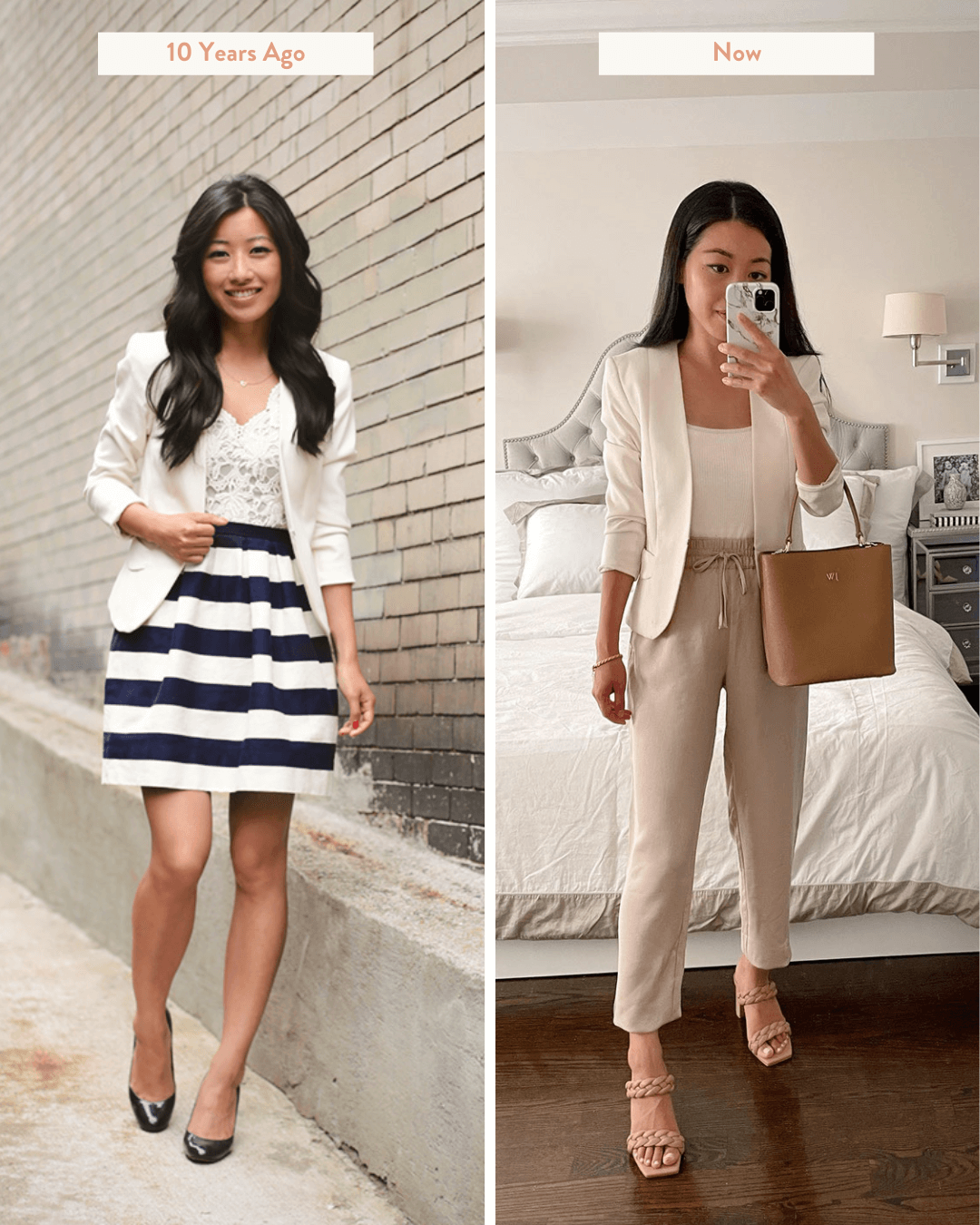 how to style a white blazer