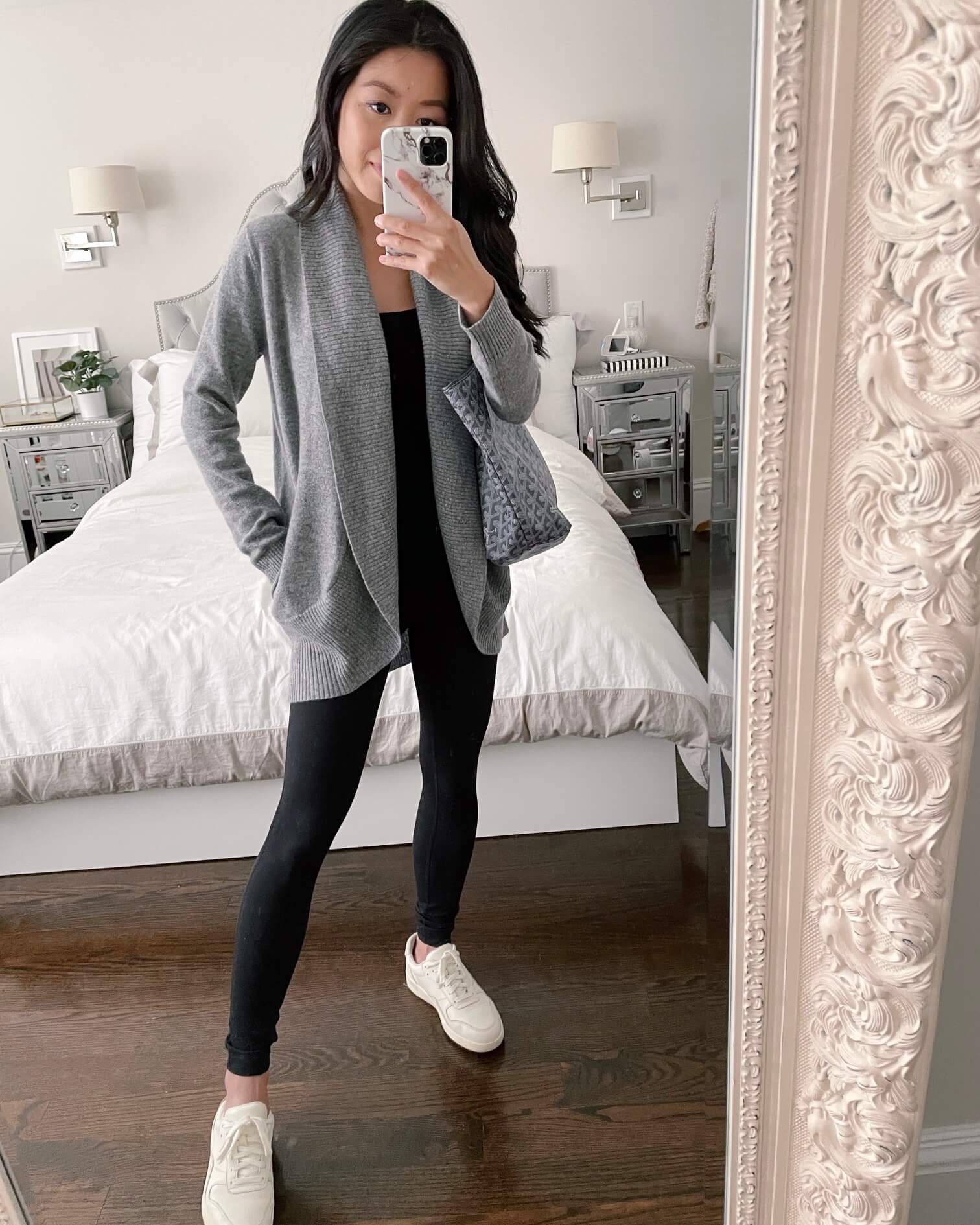 Quince petite try on