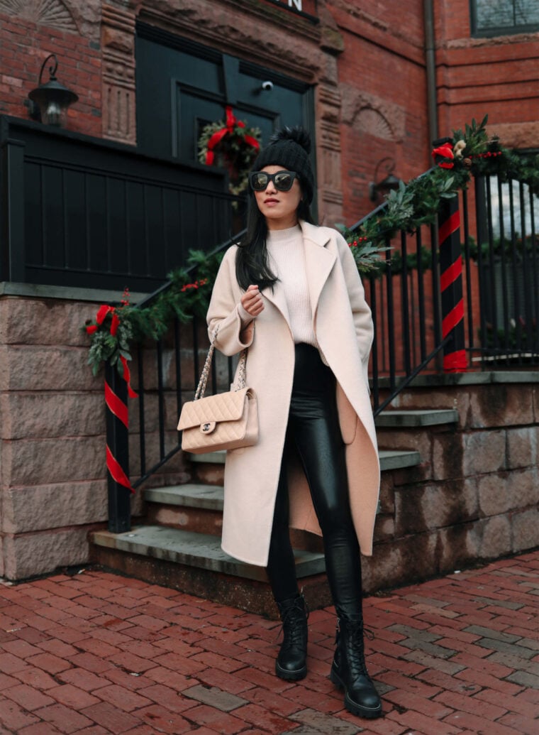 petite commando faux leather leggings