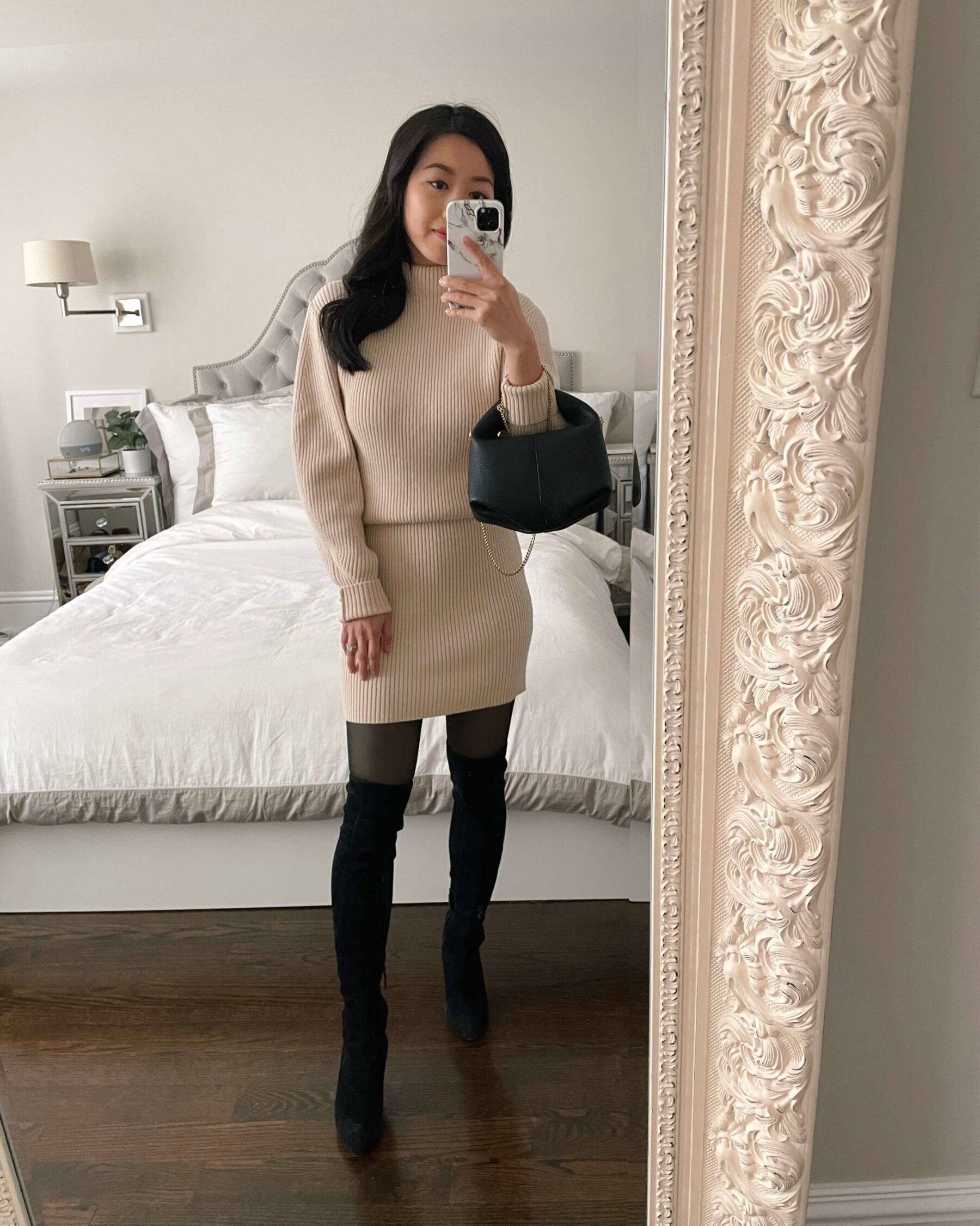 petite sweater dress outfits