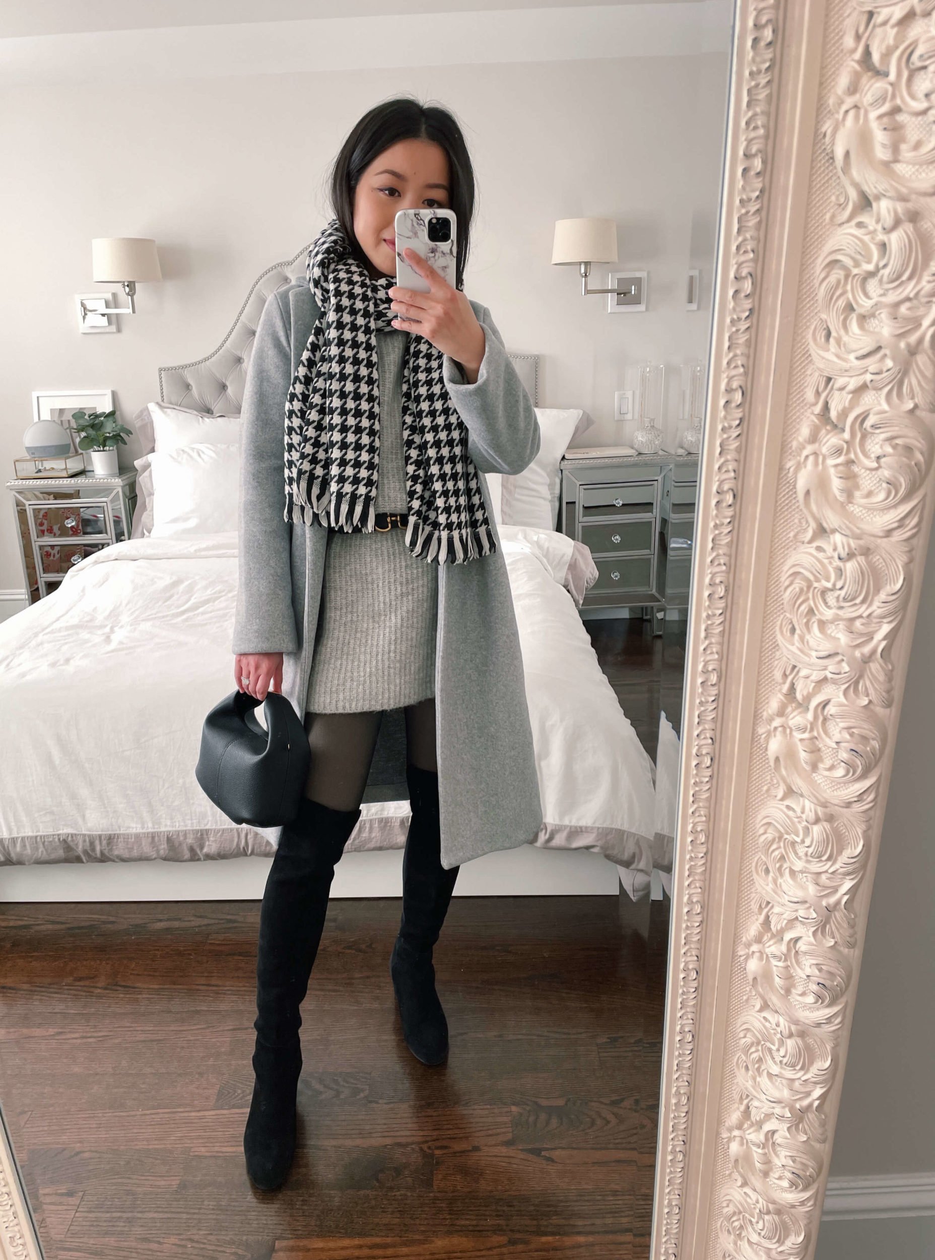 winter outfit polene paris beri bag review