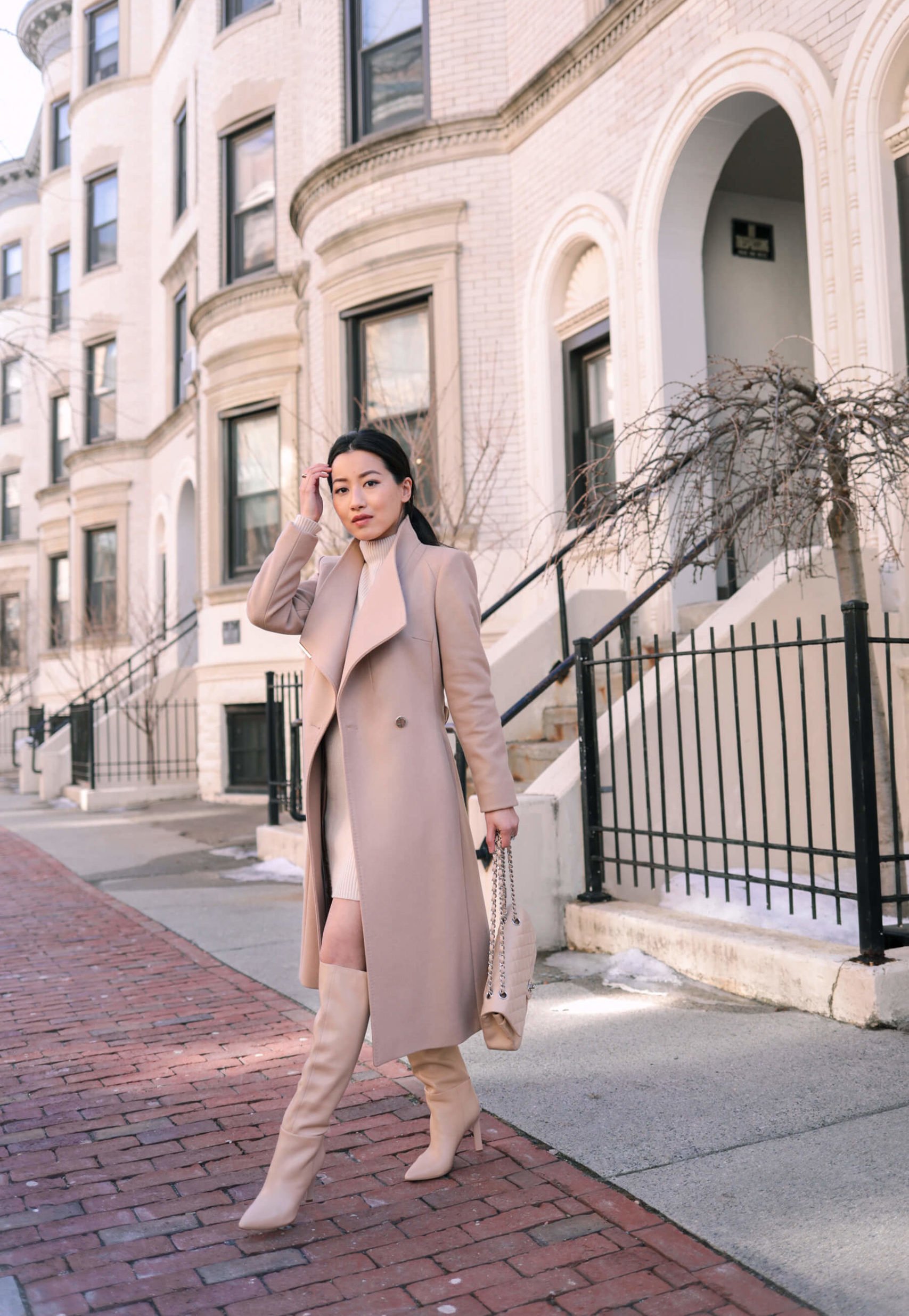 how to style tall boots for petite women