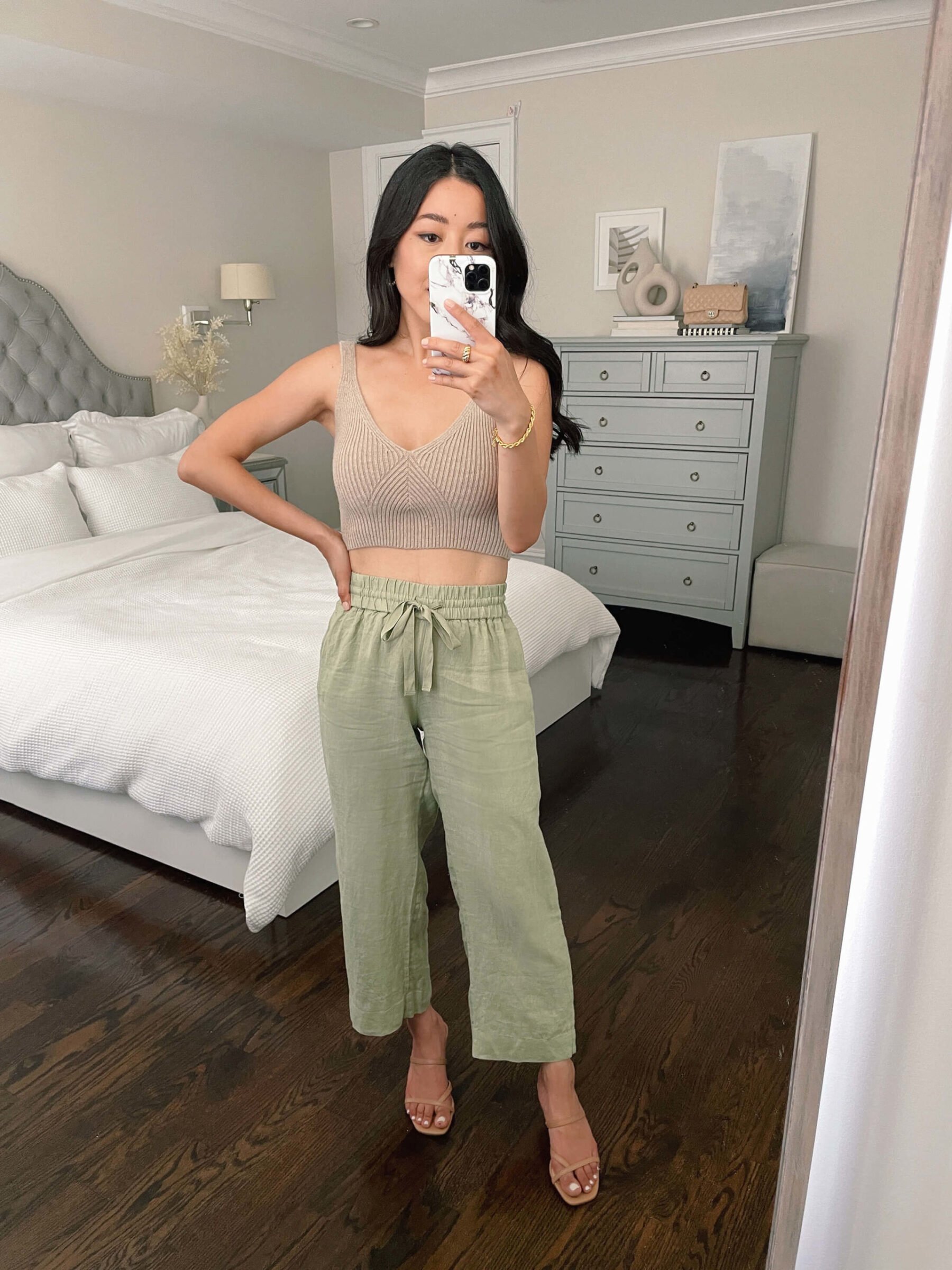 jcrew cashmere bralette tank top