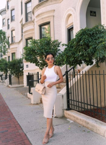 Express petite sweater midi skirt