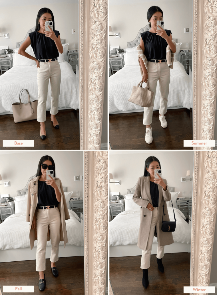 everlane cheeky straight jean ecru