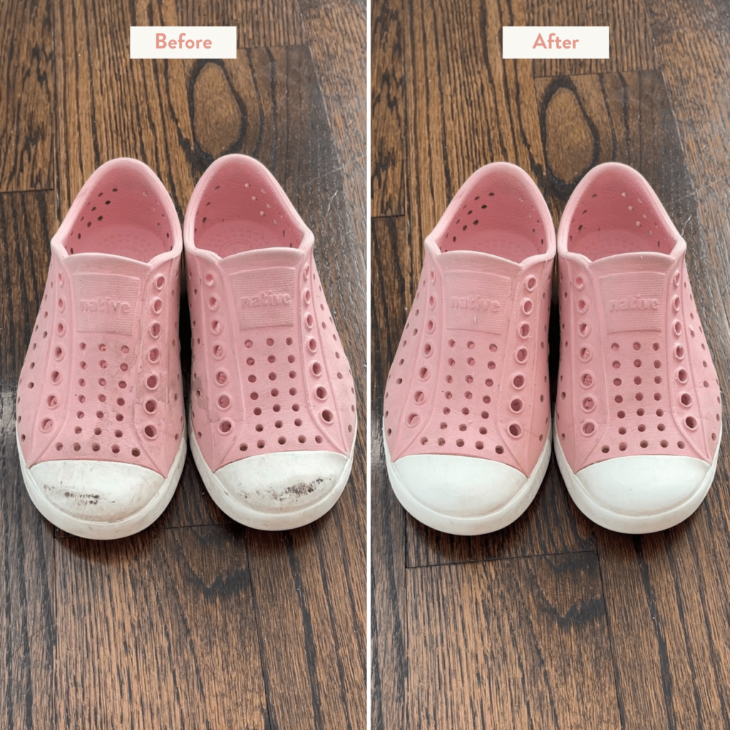 how to clean black scuffs off soles shoes