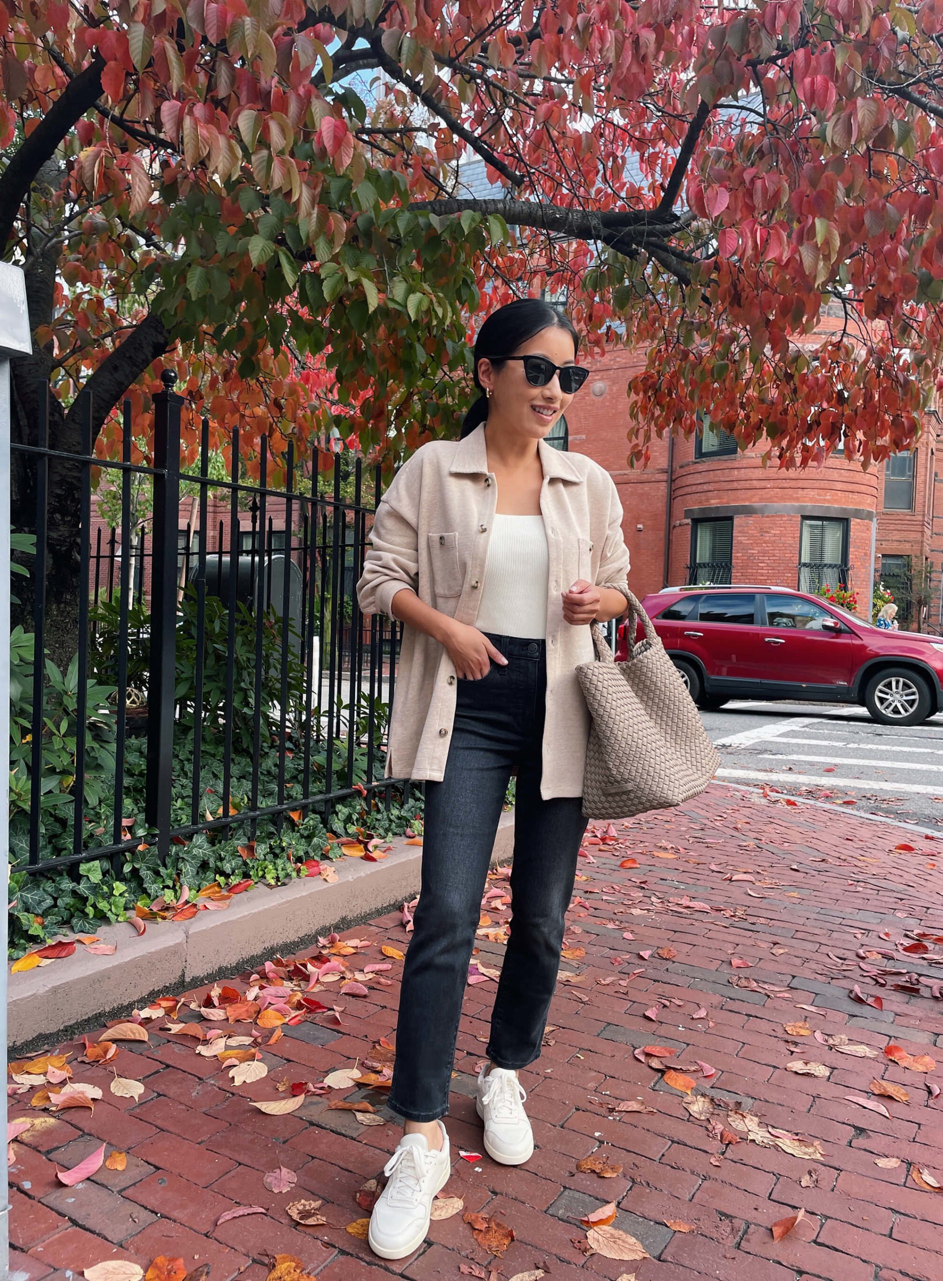 everlane court sneakers on sale discount petite shacket