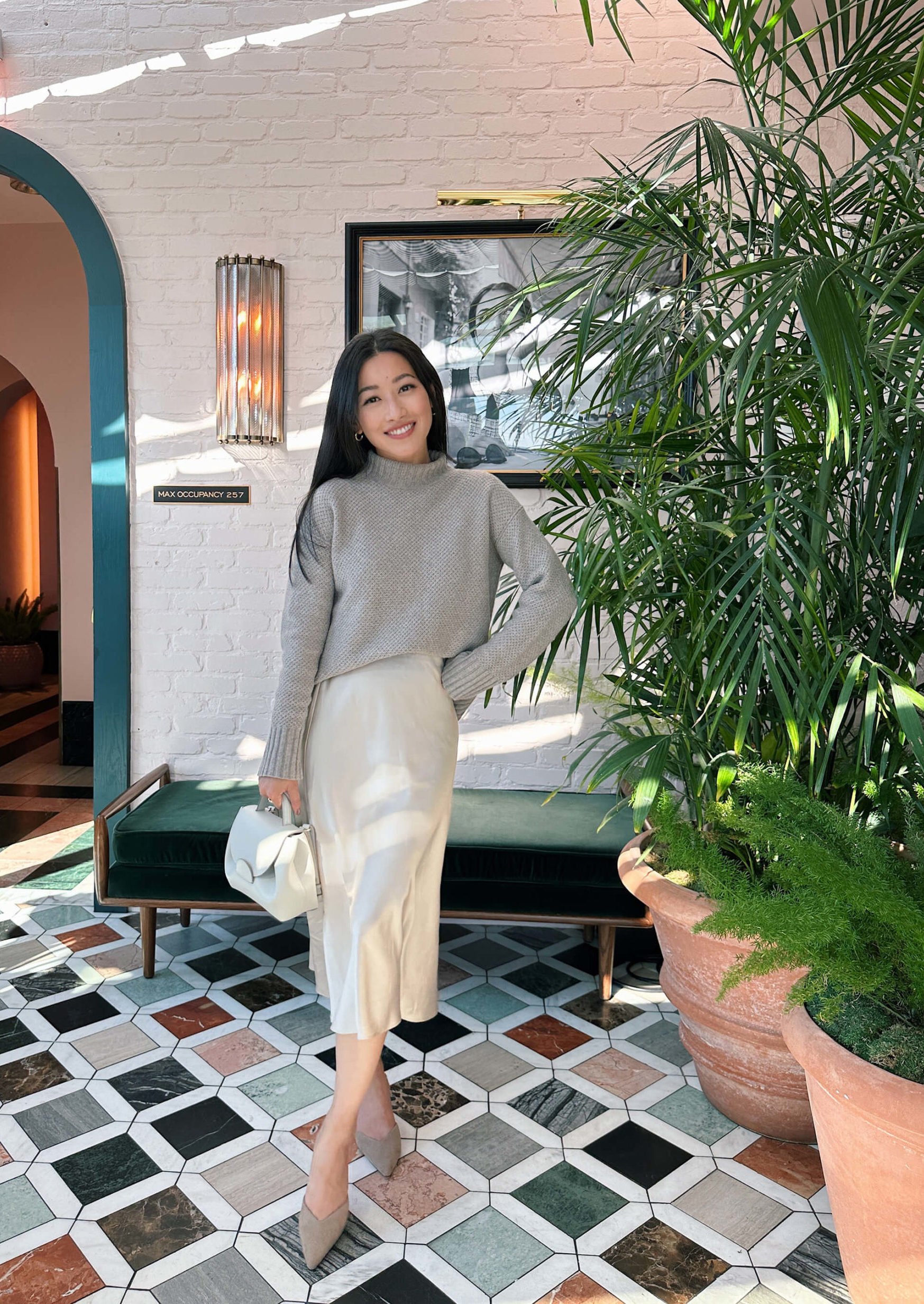 how to style a slip dress petite quince silk skirt