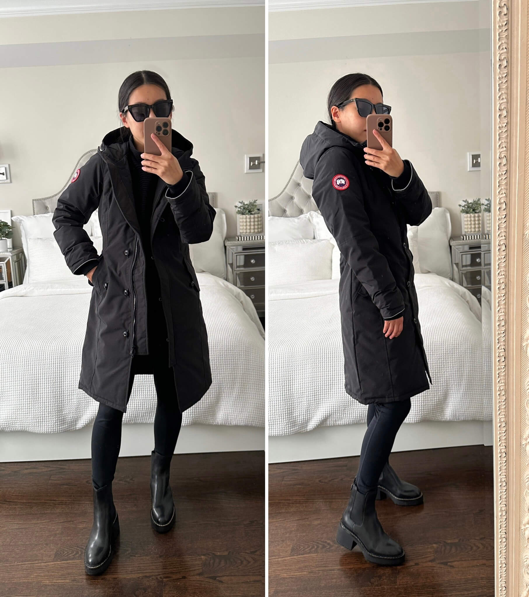 canada goose kids brittania parker fit on petite women