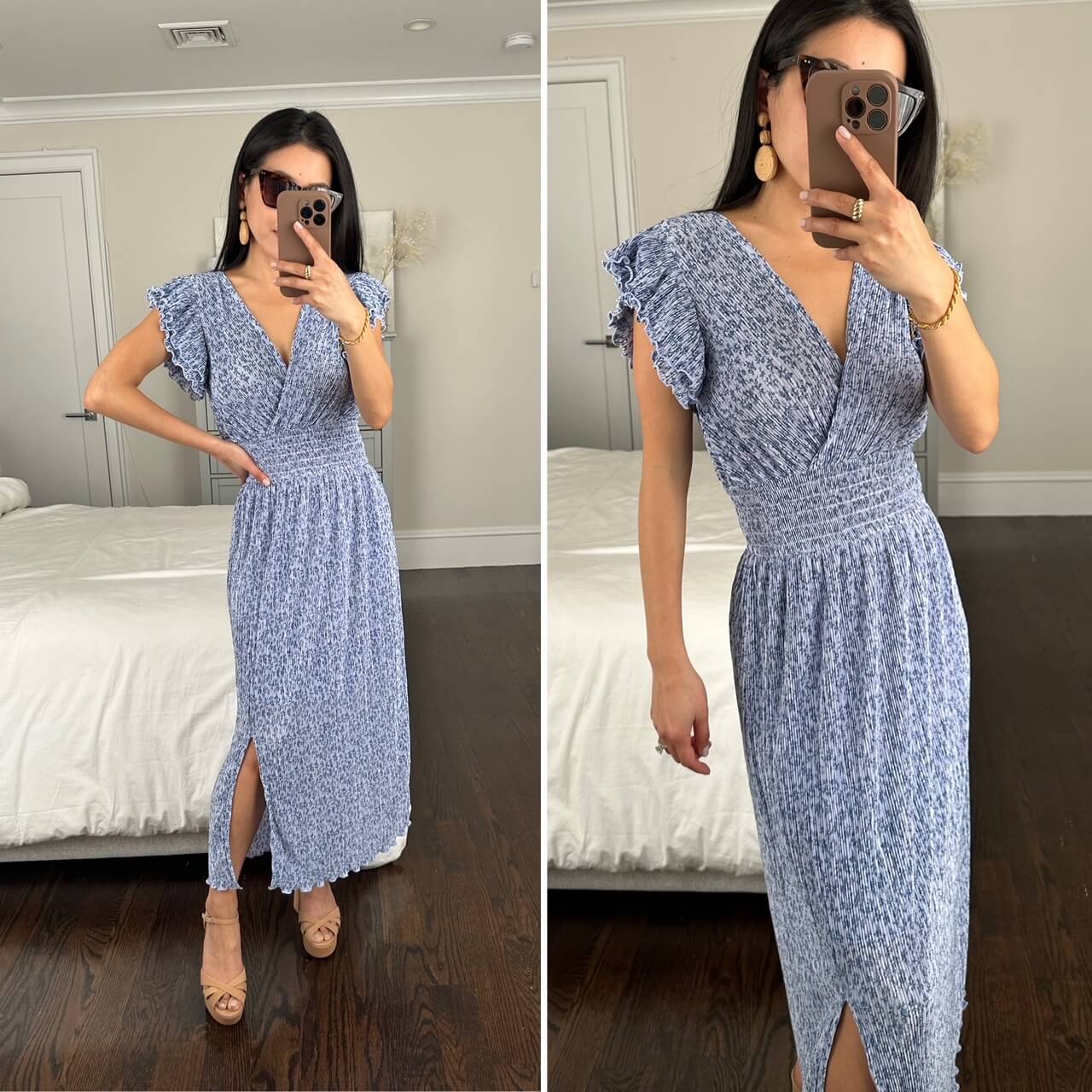 Nordstrom Chelsea28 affordable spring wedding guest dress review