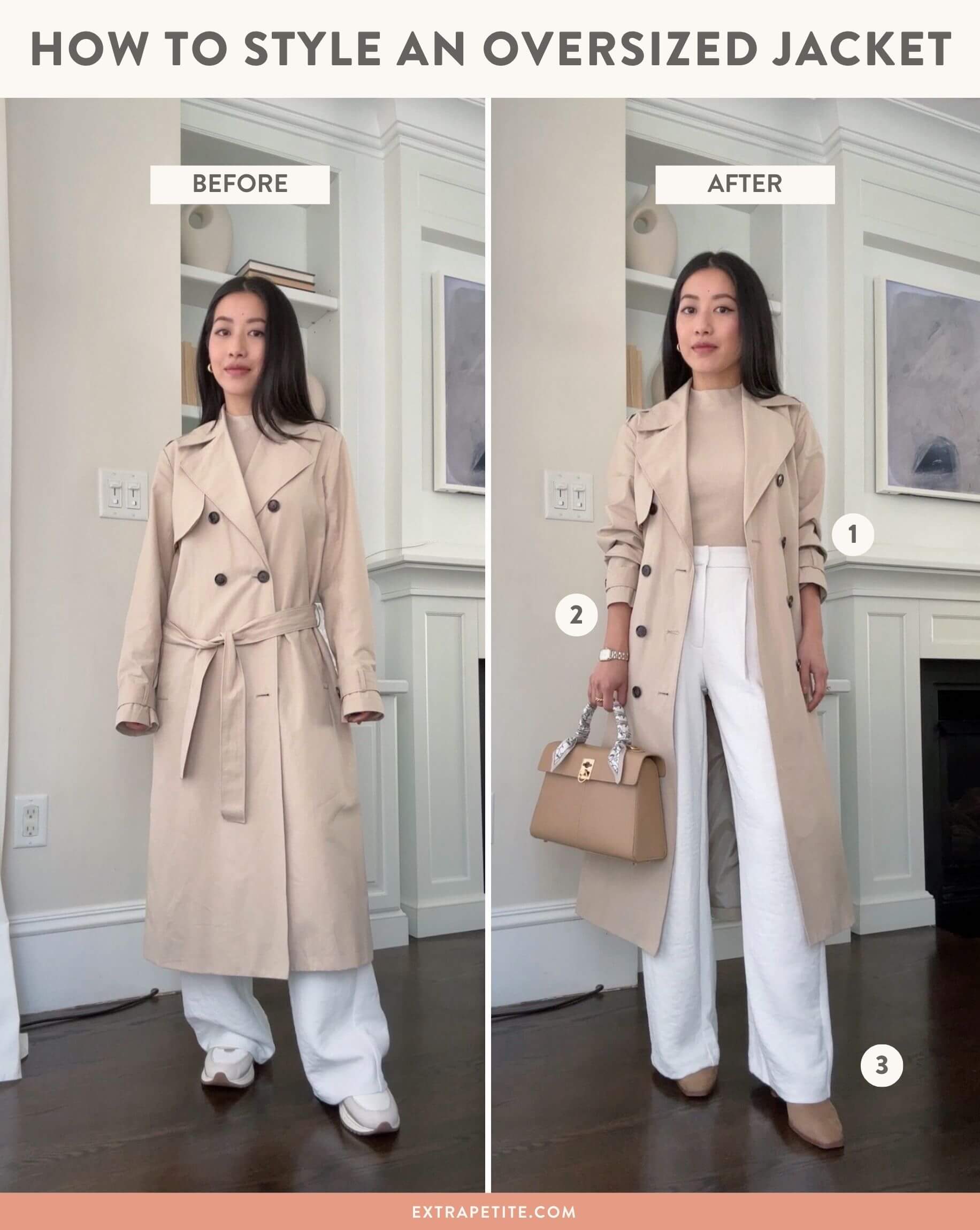 how to style an oversized jacket