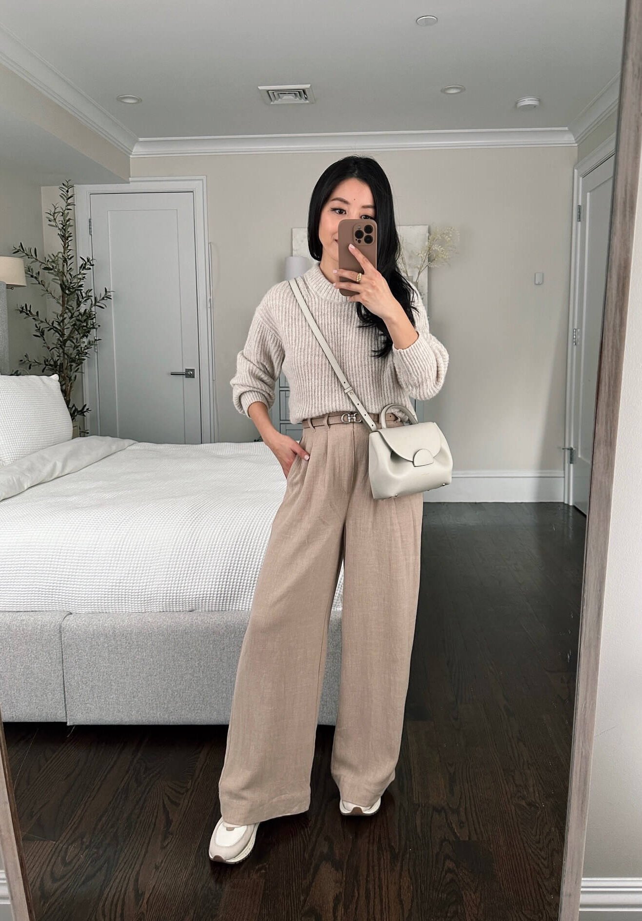 Polene No 1 nano handbag petite review