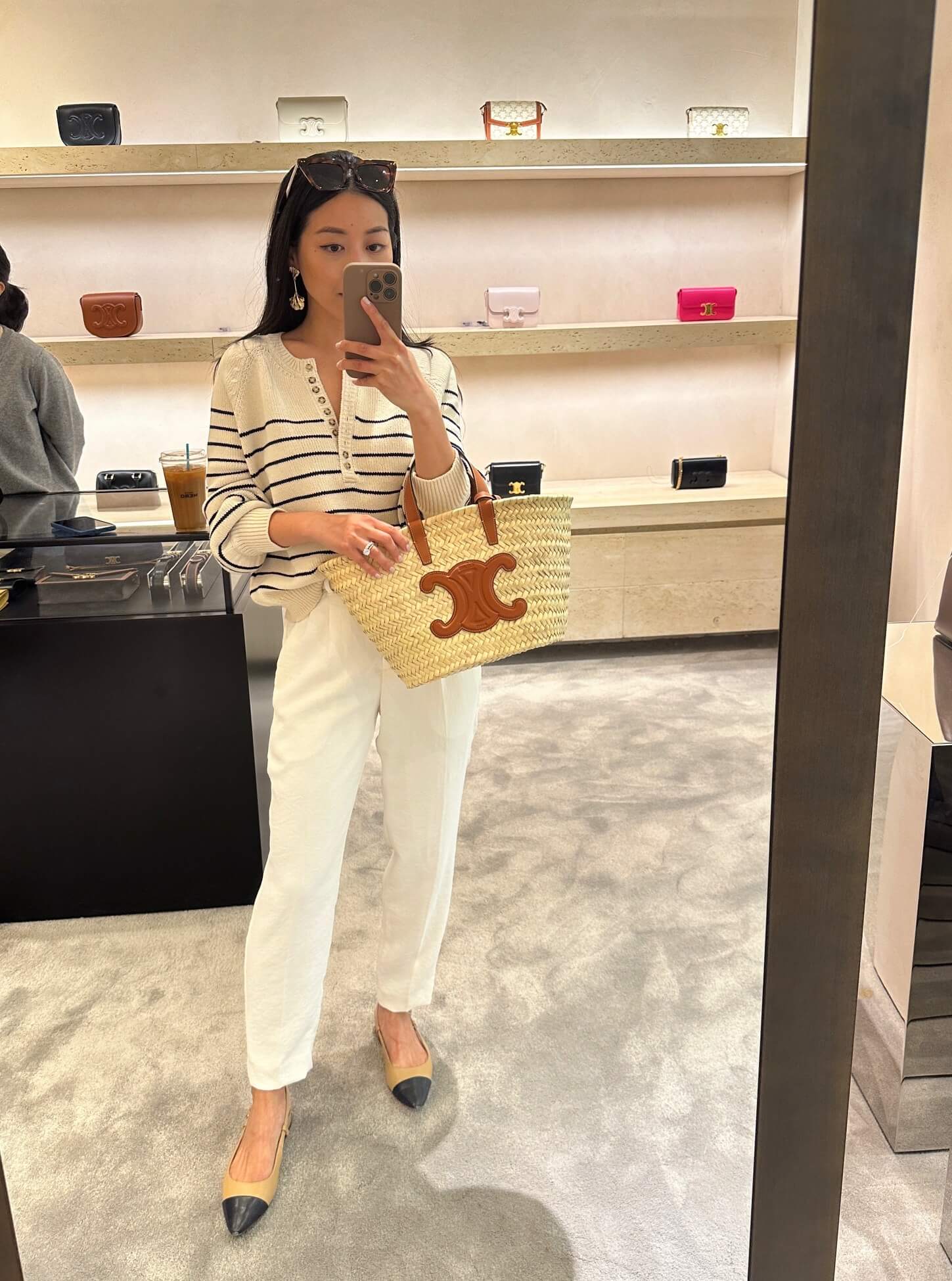 Celine teen triomphe classic panier