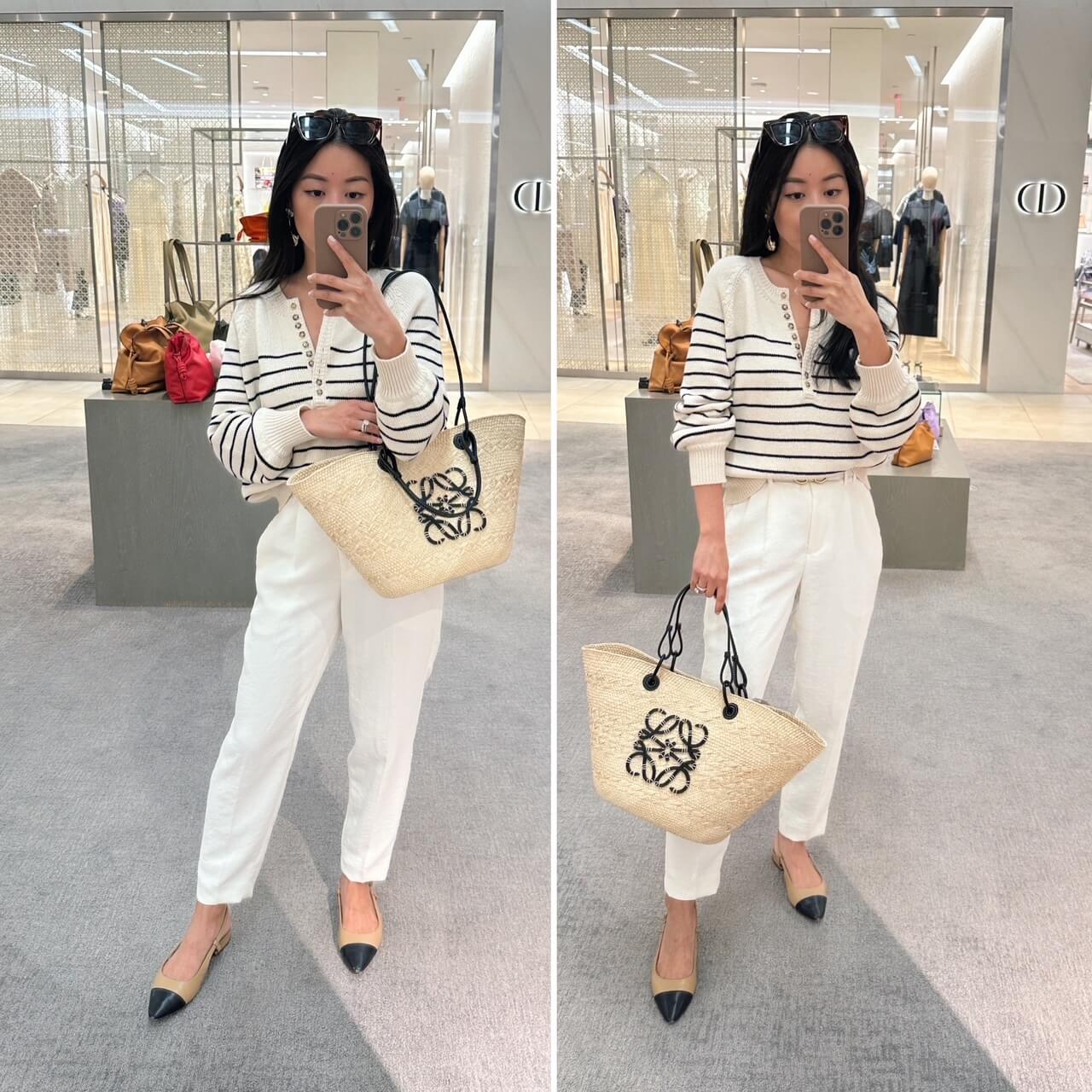 Loewe Paula's Ibiza medium tote petite review