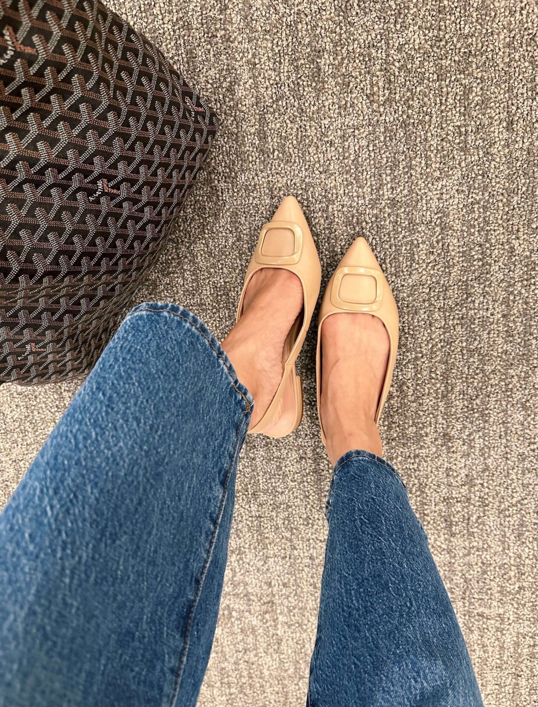 Nordstrom Becca Slingback try on