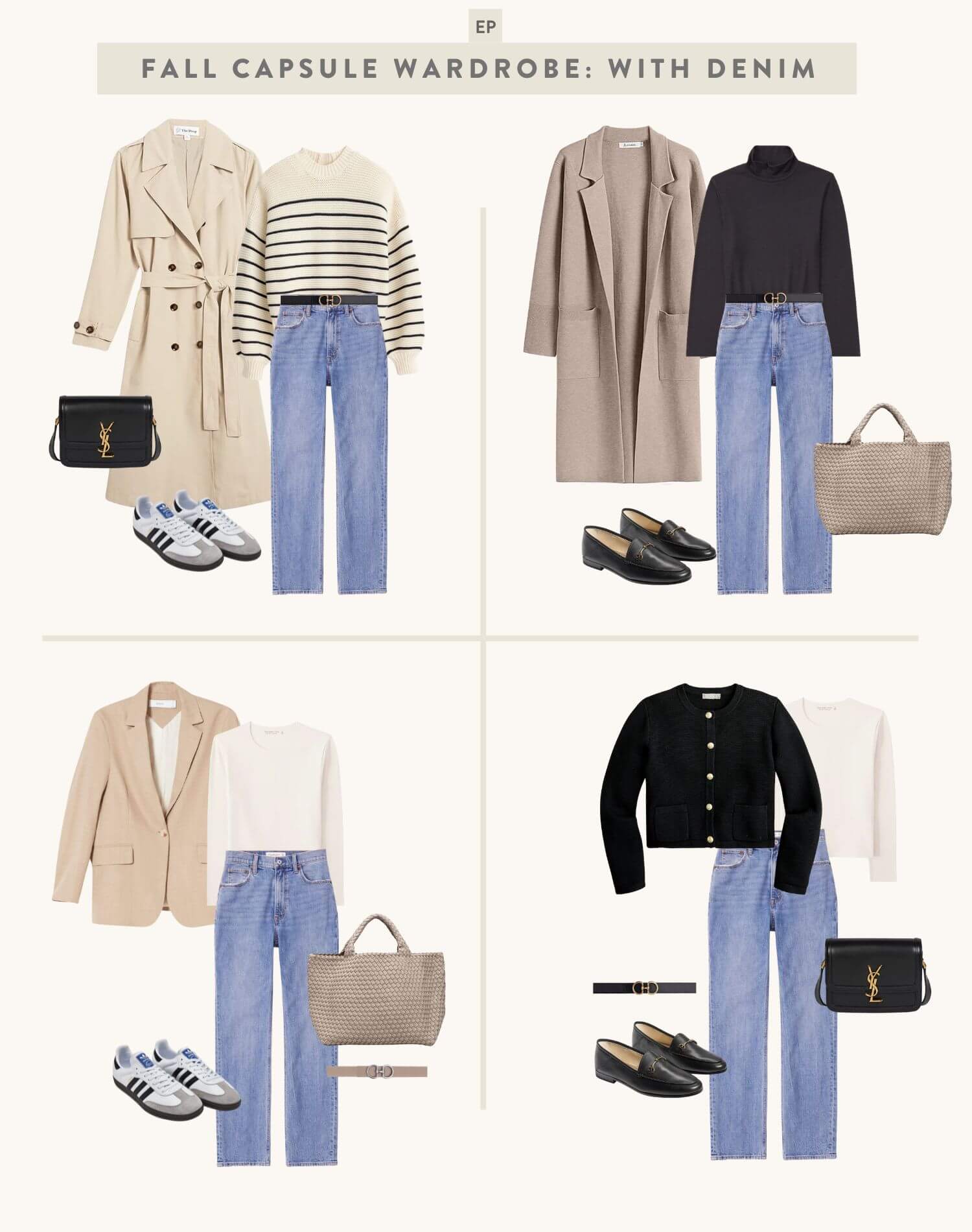 petite fall capsule wardrobe outfits