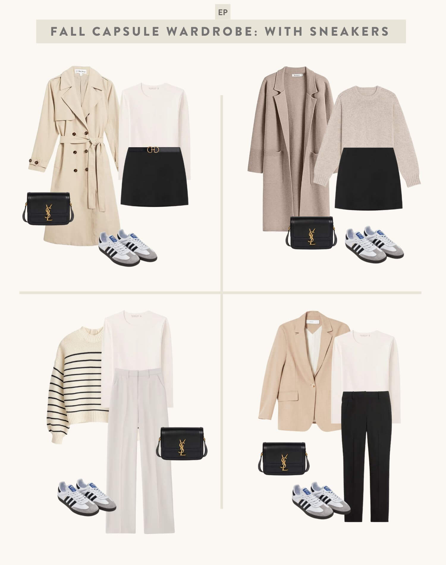 classic fall capsule wardrobe