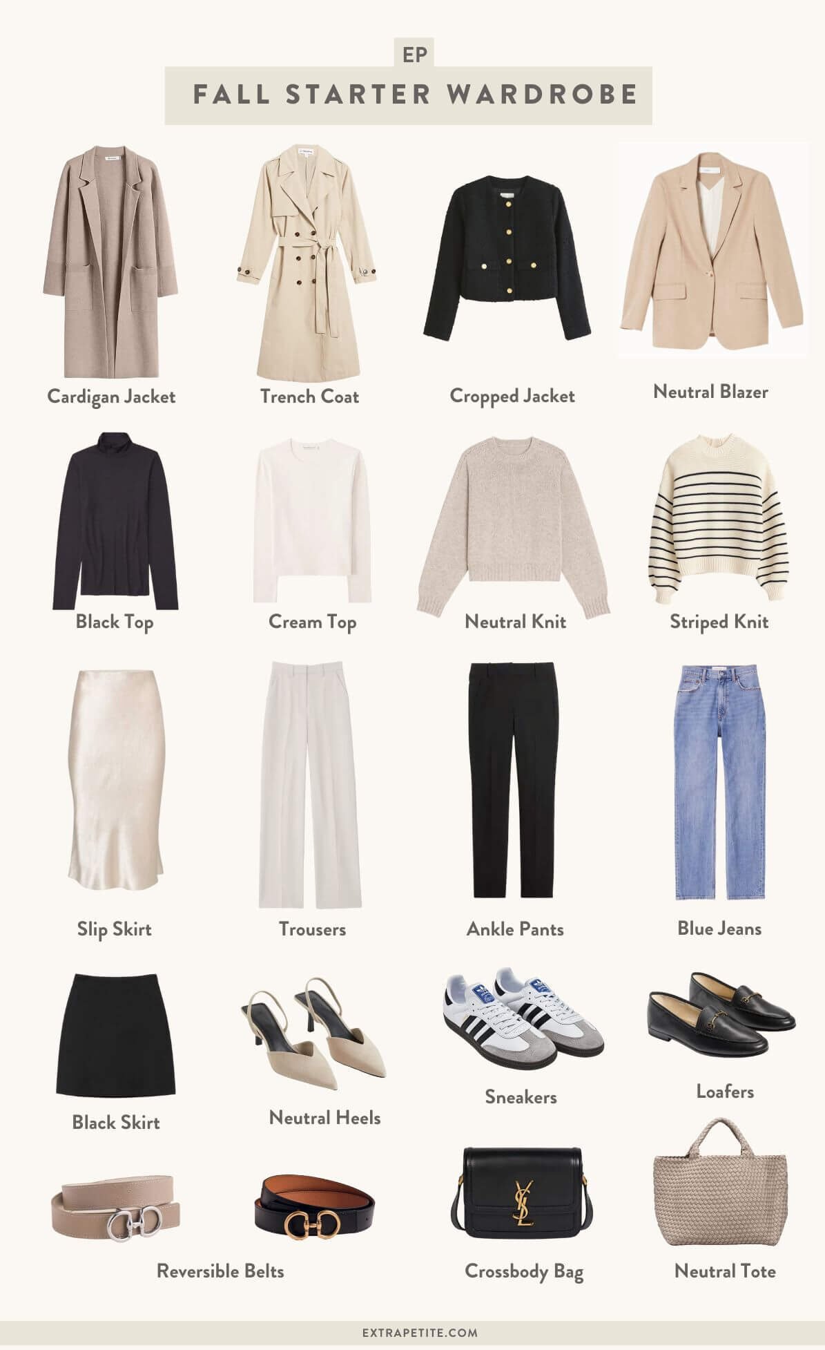 Fall 2023 capsule wardrobe