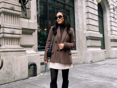 Sezane christie blazer petite nyc gossip girl outfits