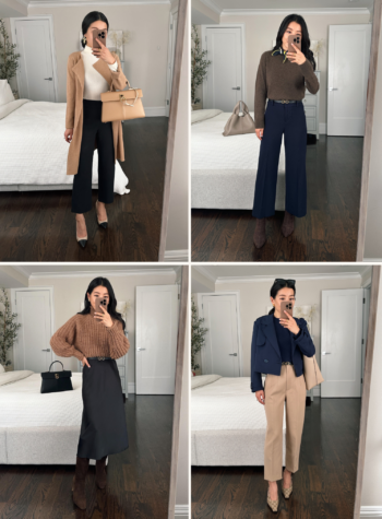 winter petite corporate office work outfit ideas