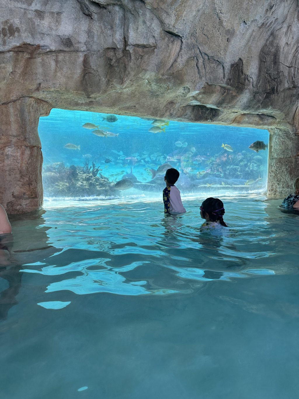 Baha Mar review kids family friendly Blue Hole Pool