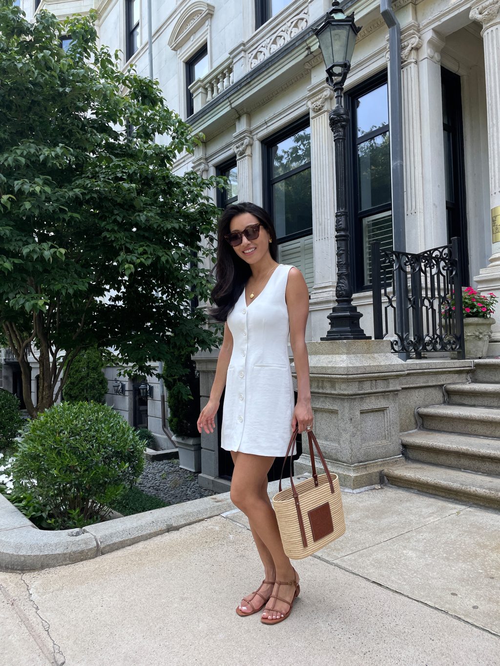 abercrombie mara vest dress petite sale loewe straw tote