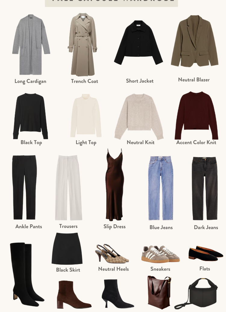 Fall 2024 Petite Friendly Capsule Wardrobe