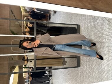 aritzia portfolio double face wool coat petite sale